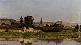 Lavandieres Au Bord De L'Eau